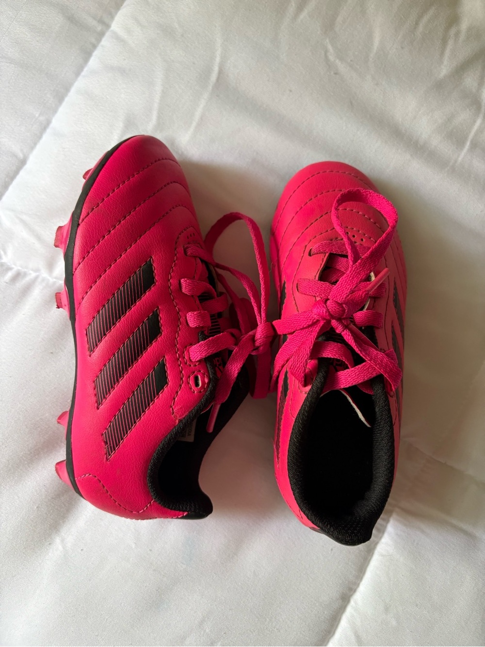adidas Kids Hot Pink Soccer Cleats